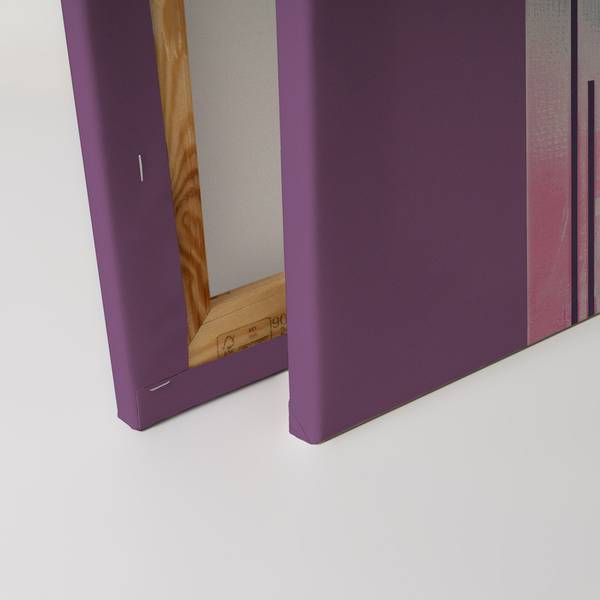 Leinwandbild Metropolis Plum 60 x 90 cm