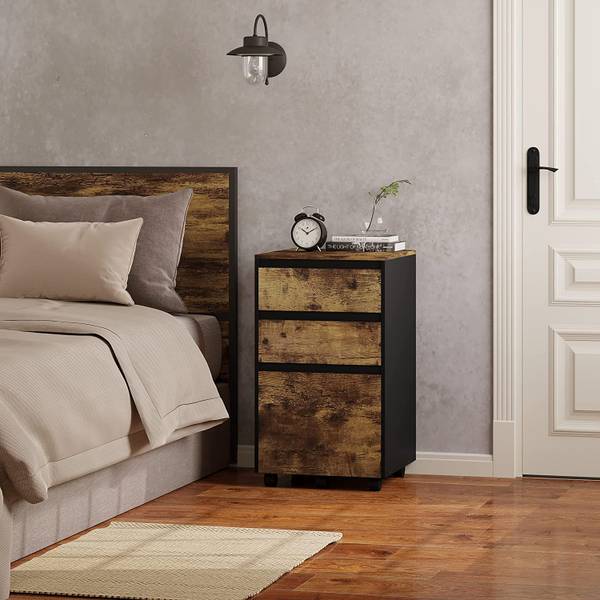 Aktenschrank mobil Bree Eiche Dunkel