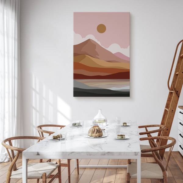Leinwandbild Berge 30 x 40 x 40 cm