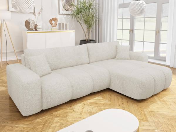 Ecksofa Furyn Maxi Boucle Ecru