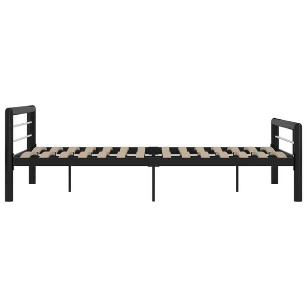 Bettgestell X322 Schwarz - Metall - 148 x 66 x 212 cm