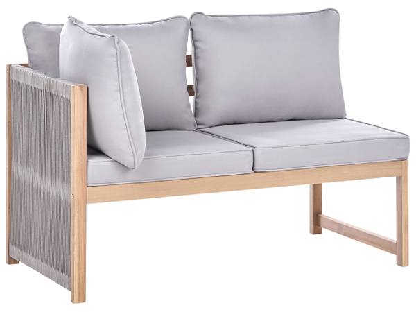 Set de jardin ARABBA Marron - Gris - Bambou - 111 x 82 x 111 cm