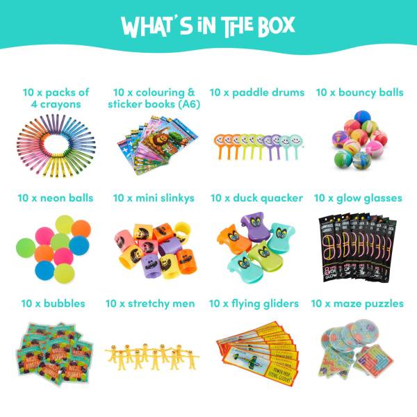 Sac Papier Cadeau PT011 120 pcs. Matière plastique - 10 x 10 x 10 cm