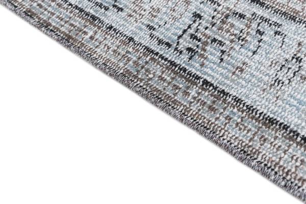 Teppich Ultra Vintage CLVI Blau - Wolle - 163 x 1 x 257 cm