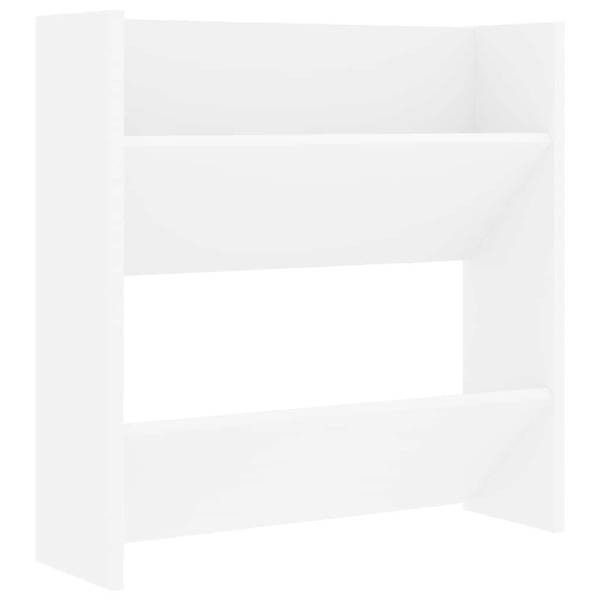 Wand-Schuhschrank 3008002-3 (4er Set) Weiß - Holzwerkstoff - 18 x 60 x 60 cm