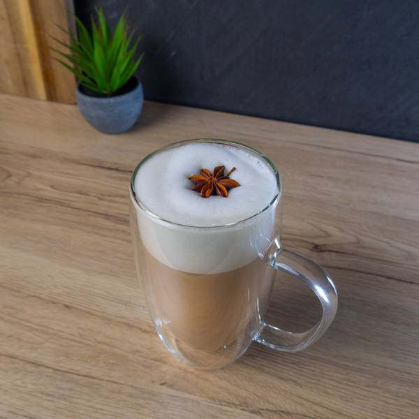 2x Thermo Glas Teeglas Kaffeeglas 400ml Glas - 18 x 11 x 26 cm