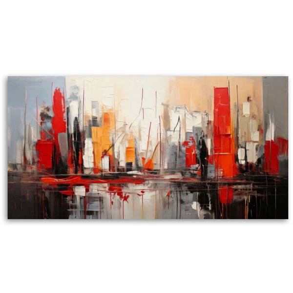 Canvas schilderij Blokken 120 x 60 cm