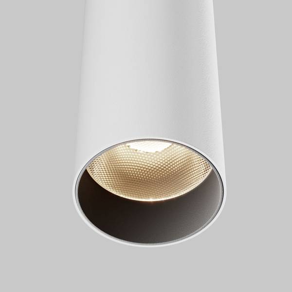 Suspension Focus LED Blanc - Aluminium - 6 x 30 x 6 cm