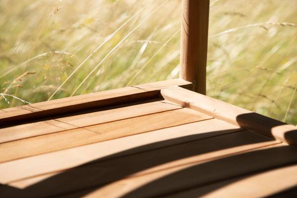 Tuinstoel Kenia deels massief hout - 50 x 80 x 52 cm