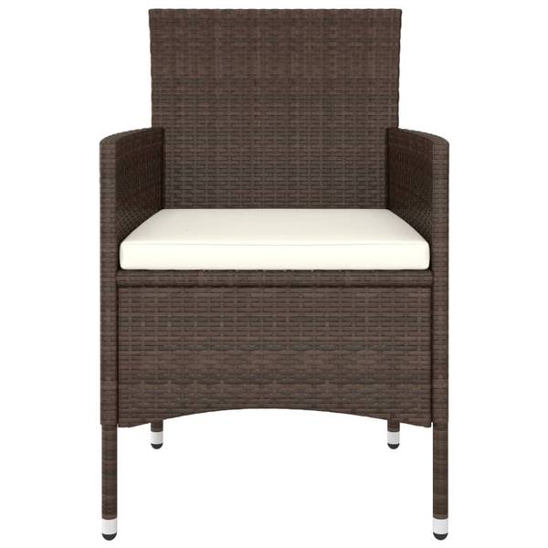 Garten-Lounge-Set 3014747 (5-teilig) Braun - Weiß