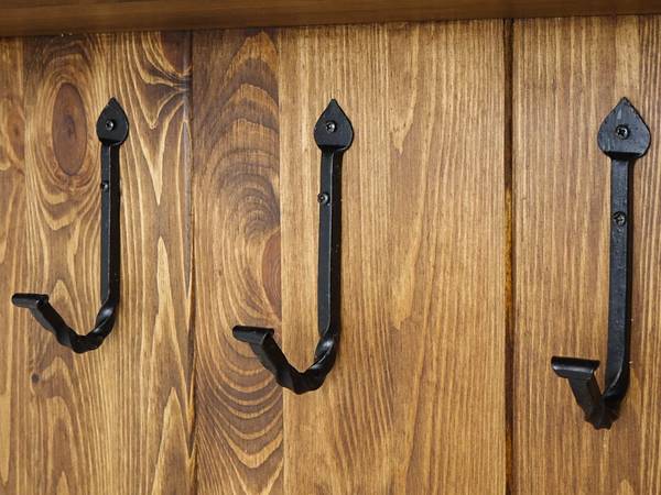 Porte-manteau Rustyk Marron - Pin - 100 x 128 x 20 cm