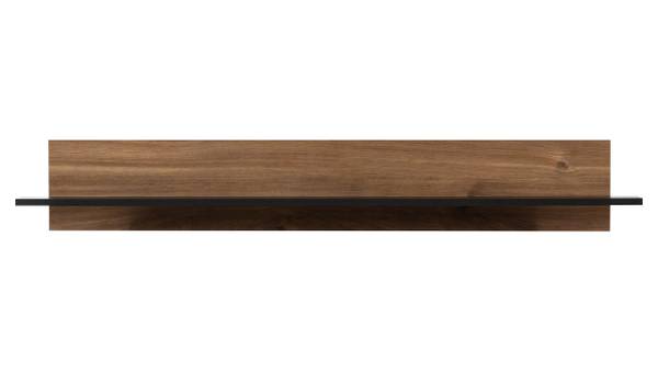 Wandregal Vasina Braun - Holzwerkstoff - 135 x 20 x 12 cm