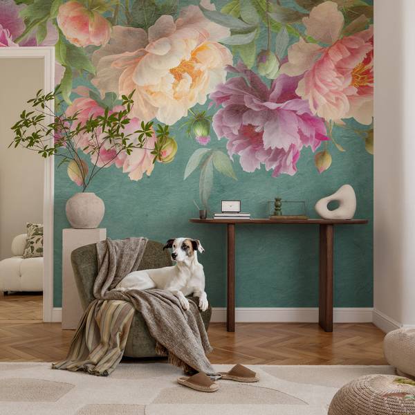 Selbstklebende Tapete Peonia 312 x 219 cm