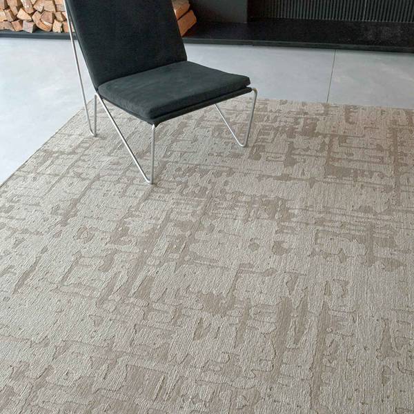 Kurzflorteppich Dry Beige Polyester - Beige - 80 x 150 cm