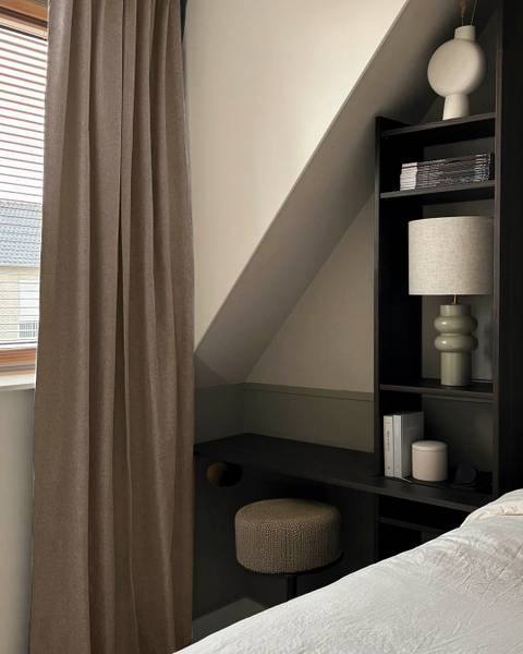 Gardinen Verdunkelend Luna - Ösen Grau - Polyester - 1 x 270 x 140 cm