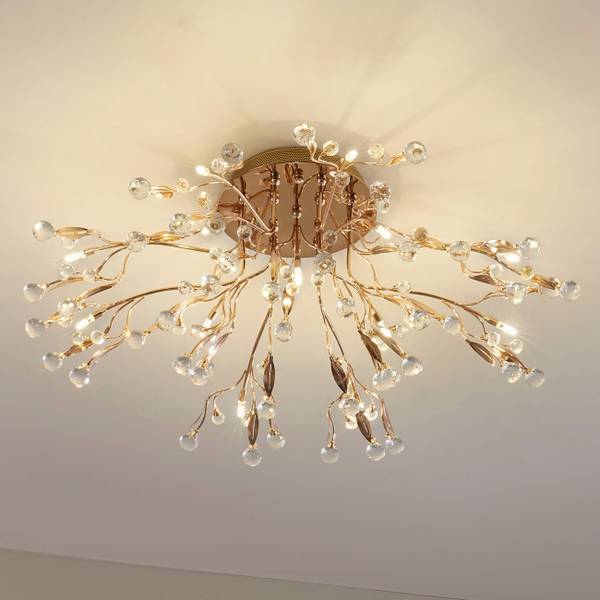 Deckenleuchte Gutenstein Gold - Metall - 78 x 29 x 29 cm