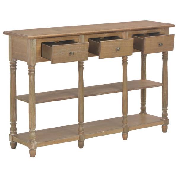 Wandtafel 3029562 bruin - plaatmateriaal op houtbasis - 30 x 76 x 110 cm