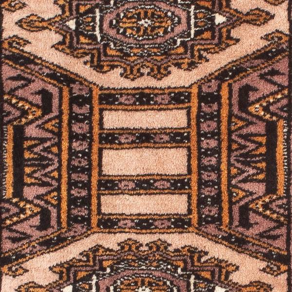 Orientteppich Oriental Braun - Wolle - 61 x 1 x 77 cm