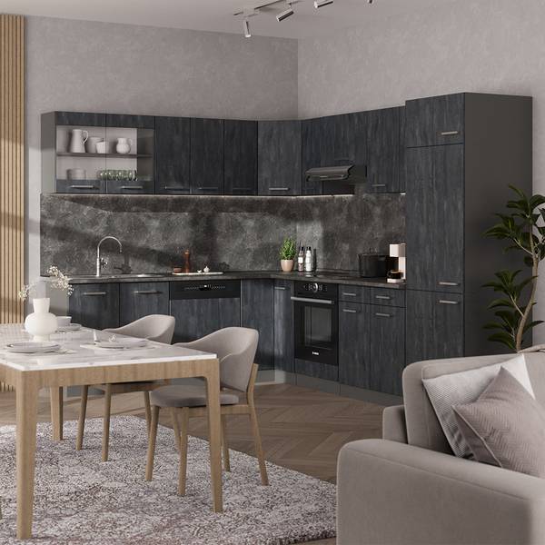 Façade de cuisine R-Line 42816 Gris - Bois manufacturé - 60 x 72 x 2 cm