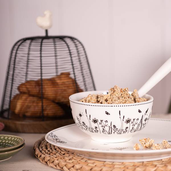 Suppenschale Giorgia&Bowl Beige - Porzellan - 14 x 7 x 14 cm
