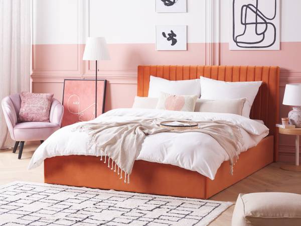 Bett VION 2-tlg Orange - Liegefläche Breite: 160 cm