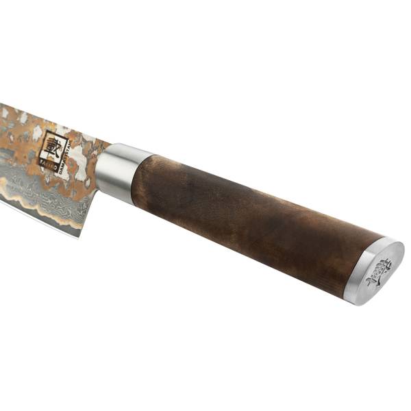 Kochmesser MysticMagma Braun - Holzwerkstoff - Metall - 5 x 12 x 41 cm