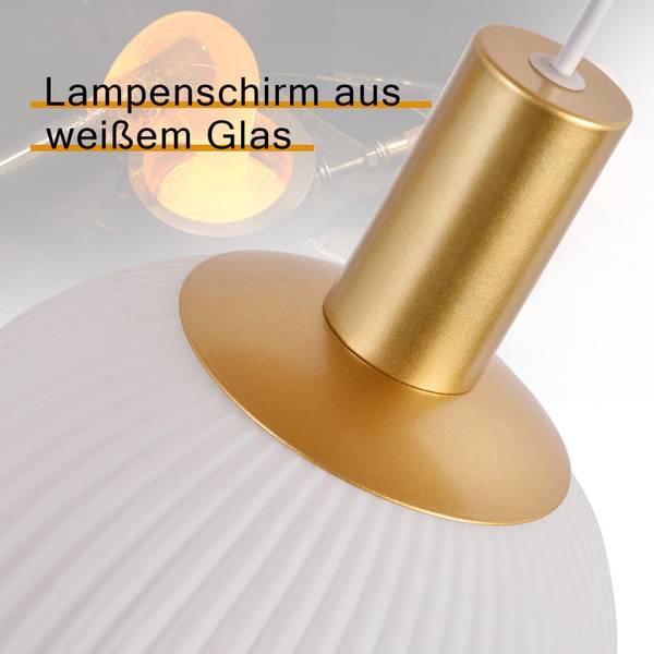 Hanglamp Litchfield wit - metaal - 20 x 182 x 70 cm