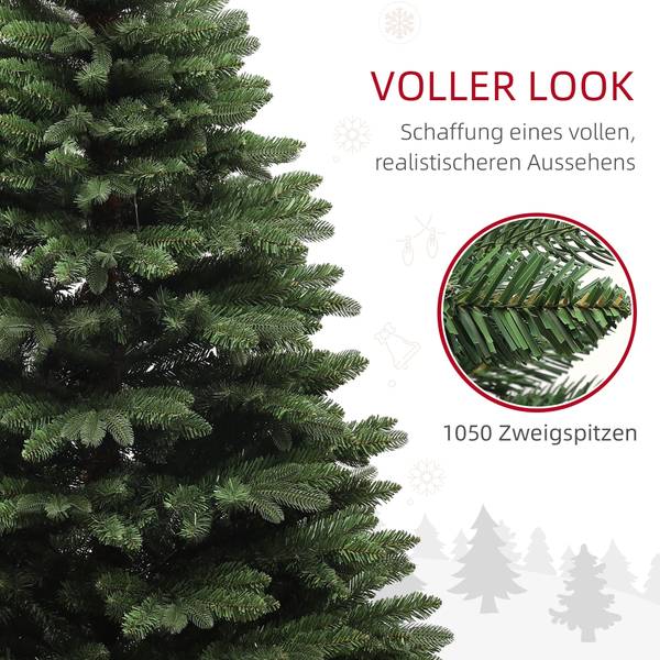 Weihnachtsbaum 830-850V00GN Grün - Kunststoff - 120 x 180 x 120 cm