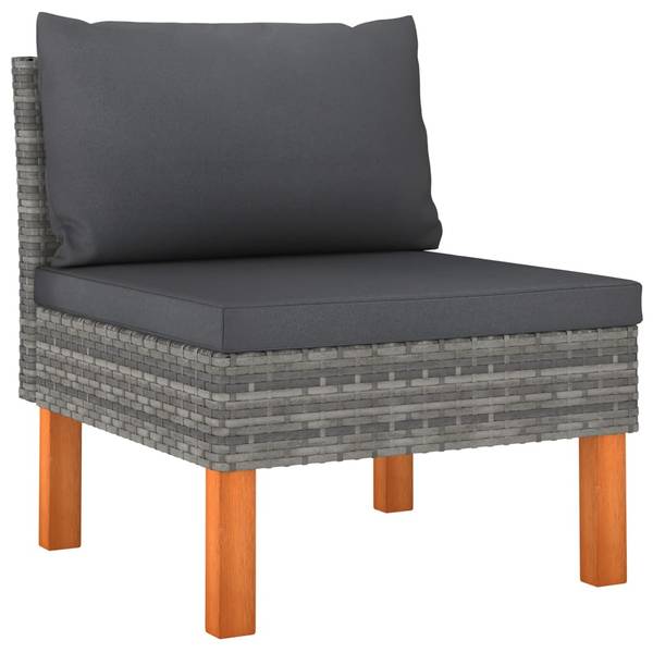 Canapés de jardin 3009634-8 lot de 6 Anthracite - Gris