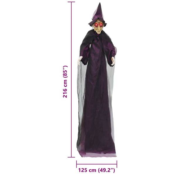 Halloween-Dekoration  42020042 Violett - Polyester - 125 x 1 x 216 cm