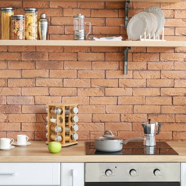 Gewürzkarussell mit 16 Gewürzgläsern Braun - Silber - Bambus - Glas - Metall - 17 x 27 x 17 cm