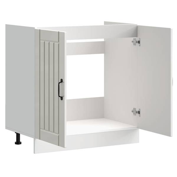 Spülenunterschrank 3042959-14 Hochglanz Weiß