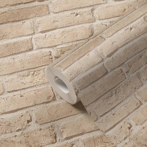 Vliestapete 3106 Stein Optik Struktur Beige