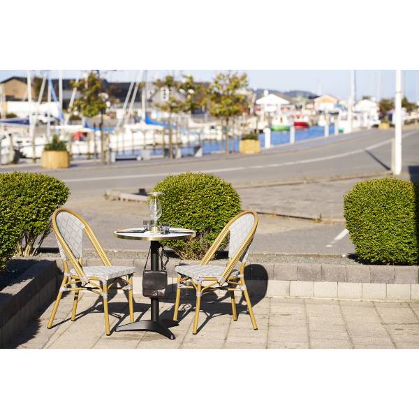 Gartenmöbel VK8681847498674 Weiß - Aluminium - 60 x 73 x 60 cm