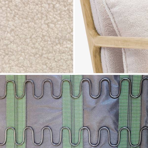 Sessel Weiß - Textil - 80 x 81 x 65 cm