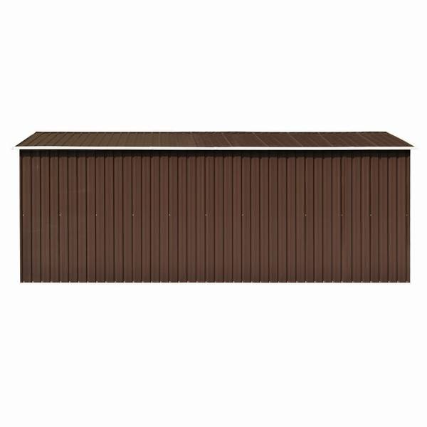 Gewächshaus 3005144 Braun - Stahl - 257 x 181 x 489 cm