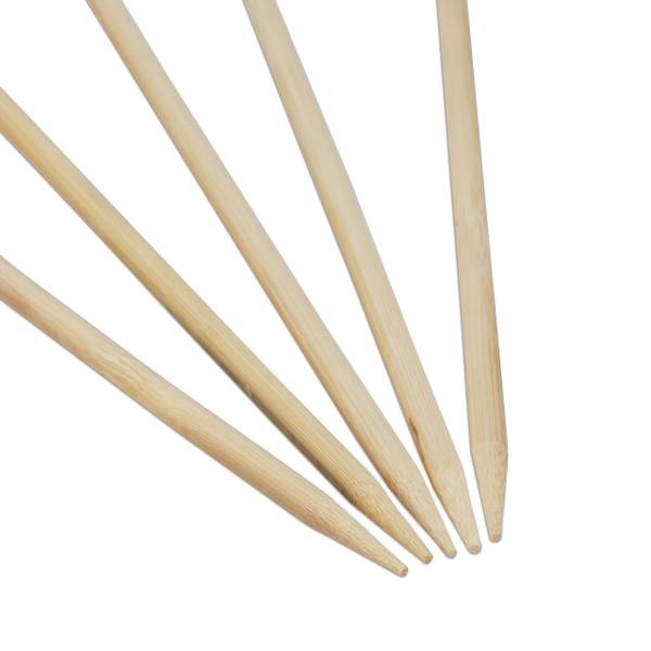 Satéprikkers 90 cm set van 100 bruin - houtcomposiet - 1 x 90 x 1 cm
