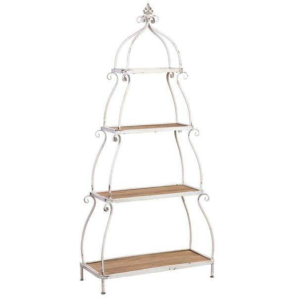 Regal 4523366664 Weiß - Holzwerkstoff - 80 x 173 x 35 cm