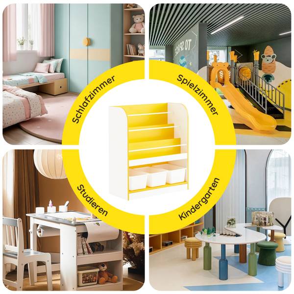 Kinderboekenplank KMB108-G 63 x 76 cm