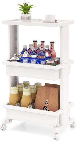 Trolley VH33614ITNL wit - kunststof - 30 x 81 x 45 cm