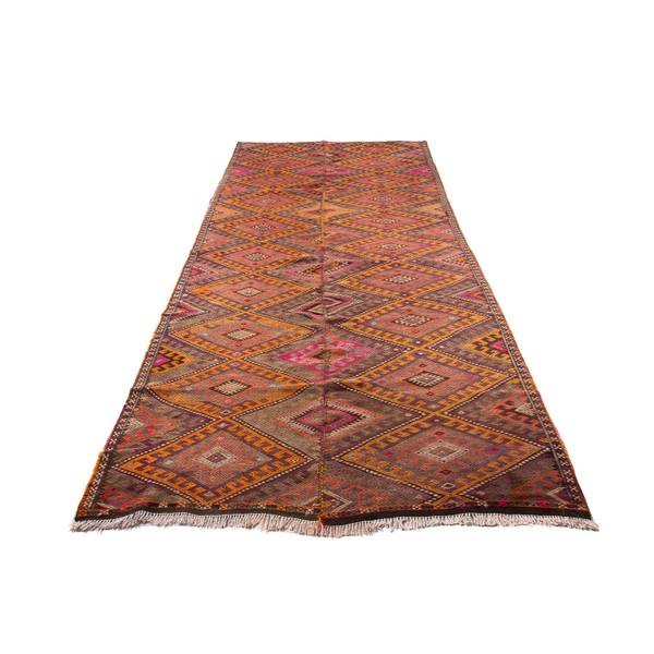 Orientteppich Läufer Oriental Wolle - 140 x 1 x 370 cm