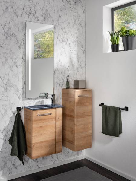 Waschbeckenunterschrank SBC Milano Braun Braun - Holzwerkstoff - 60 x 70 x 34 cm