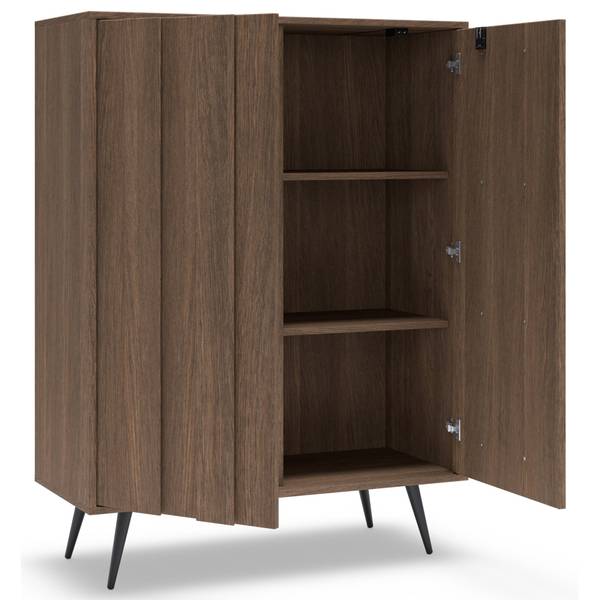Highboard Amaro Braun - Melamin - 94 x 126 x 40 cm