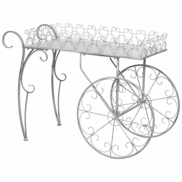 Präsentationswagen 4523996939 Grau - Metall - 56 x 79 x 56 cm