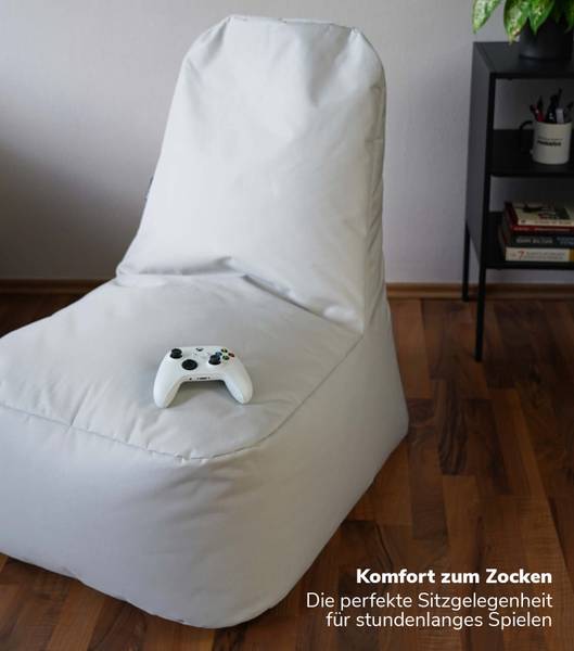 Sitzsack Der Däumchendreher Grau