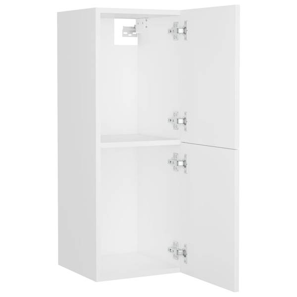Meubles de bain 3007825 Blanc - Bois manufacturé - Matière plastique - 60 x 46 x 38 cm