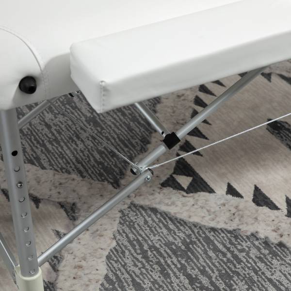 Massageliege 700-039WT Weiß - Kunststoff - 81 x 84 x 215 cm