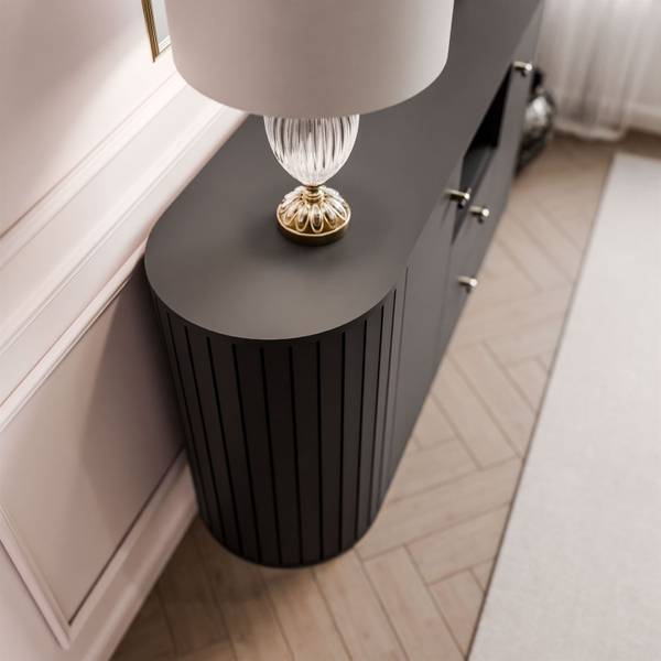 Dressoir ELODIE 2D2S zwart