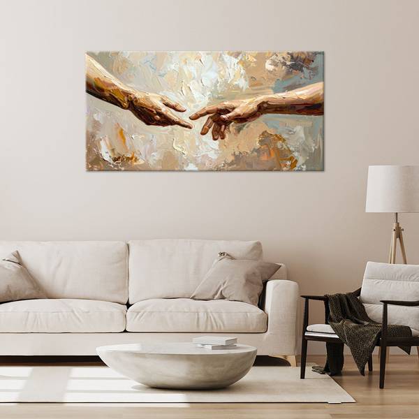 Leinwandbild Menschen 1-Teilig 80 x 40 cm