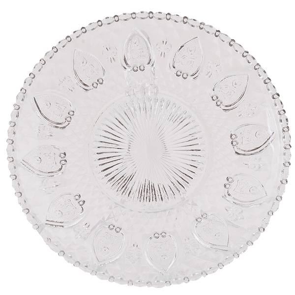 Frühstücksteller Shabby Chic 2739 Glas - 20 x 1 x 20 cm